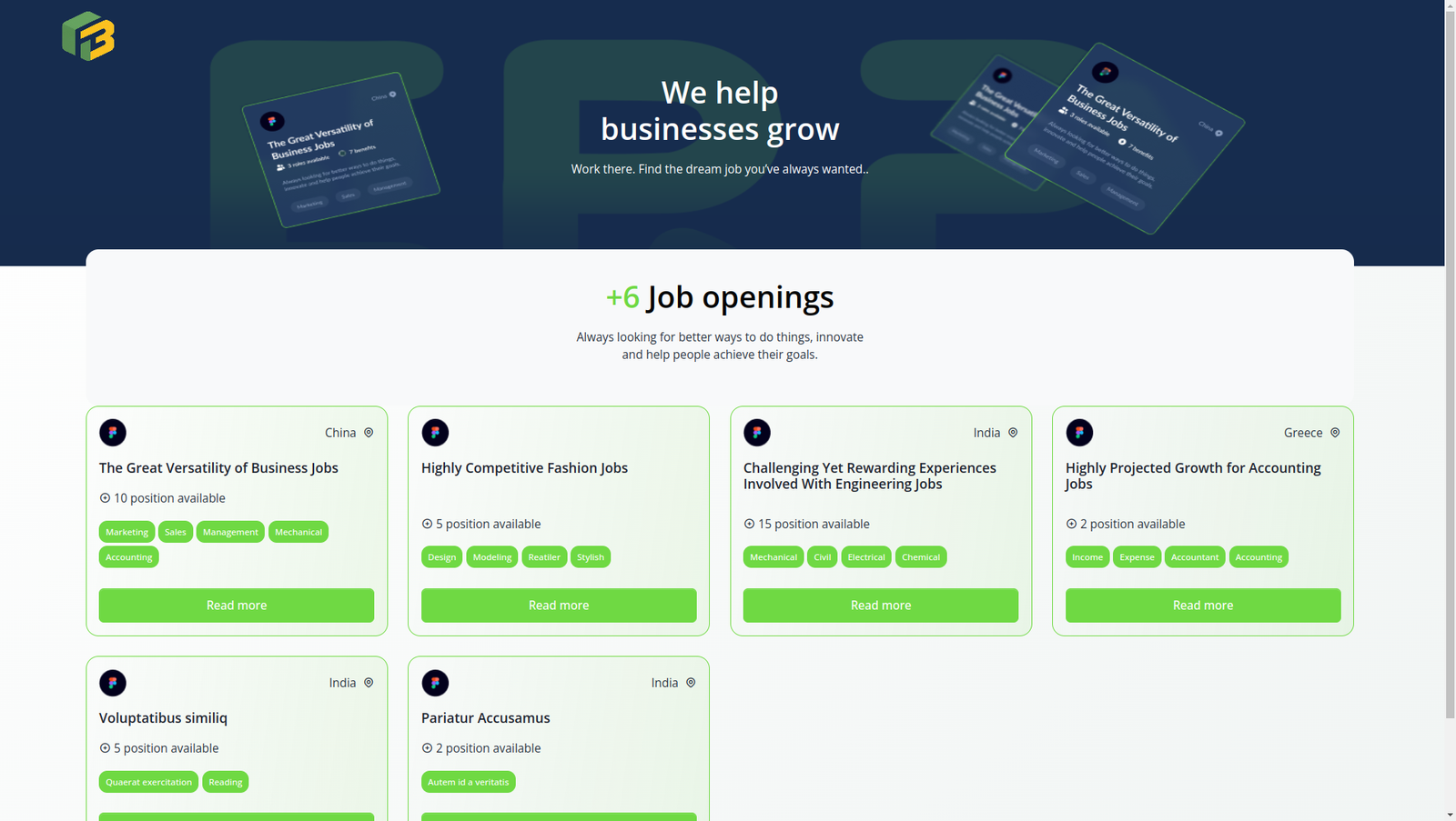 Job Career — Product screenshot