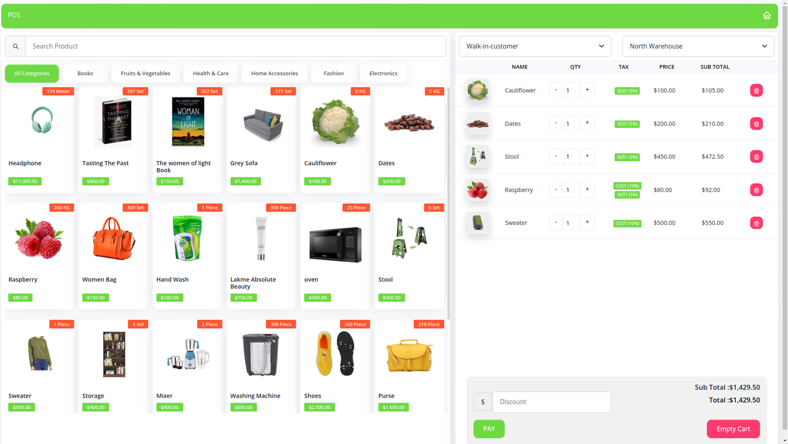 POS — Product screenshot